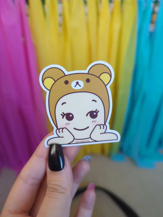 Rilakkuma Baby Mini Peeker Sticker