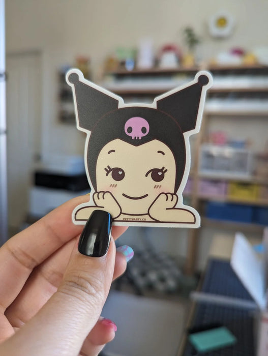 Kuromi Baby Mini Peeker Sticker