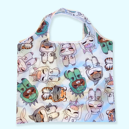Scratchy Kitty Cat Canvas Tote Bag, Hand screen-printed Tote Bag