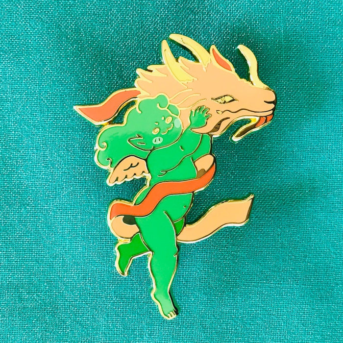 Dragon - Zodiac Putti Pin