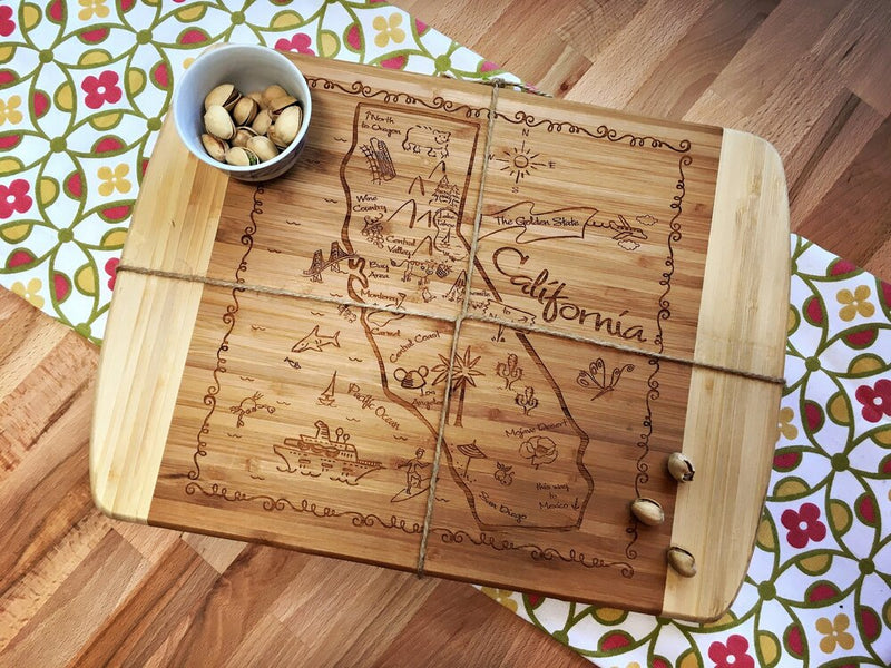 California Large Bamboo Cutting Board — San José Made