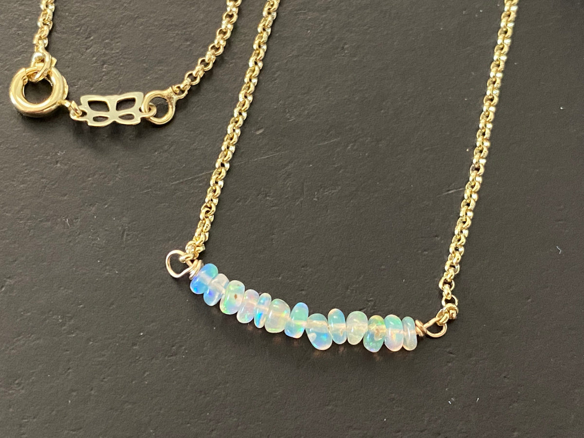 Opal hotsell Bar Necklace. Make Offer