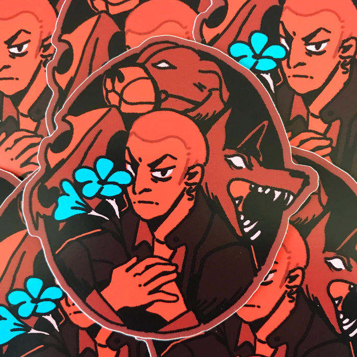 Cerberus Nacho Sticker